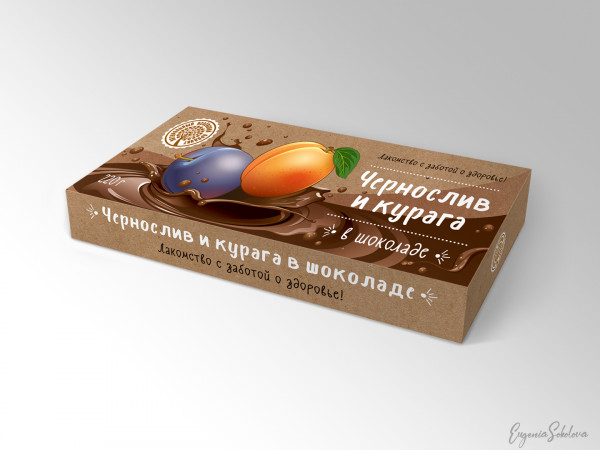 №2 Чернослив и курага в шоколаде, 220г в Петрозаводске