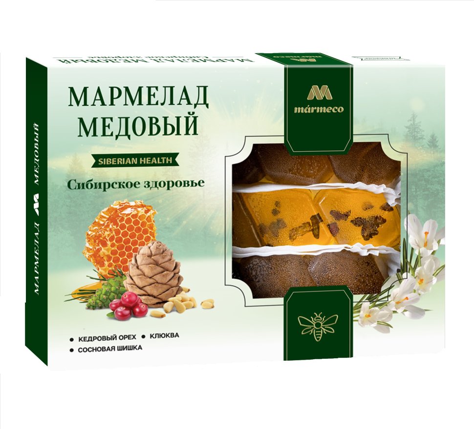  Мармелад медовый "Сибирское здоровье" без сахара 200г  в Петрозаводске
